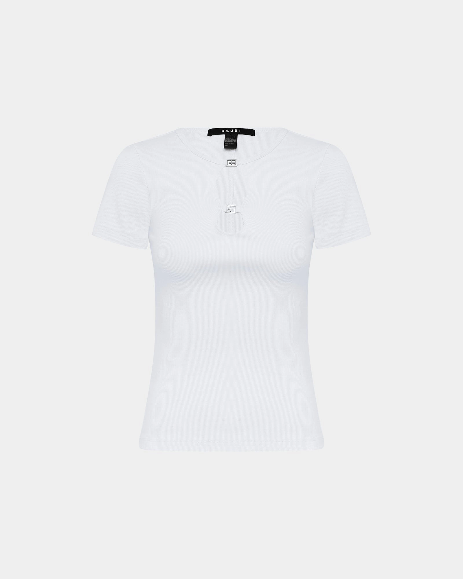 2 CHARM SS TEE WHITE