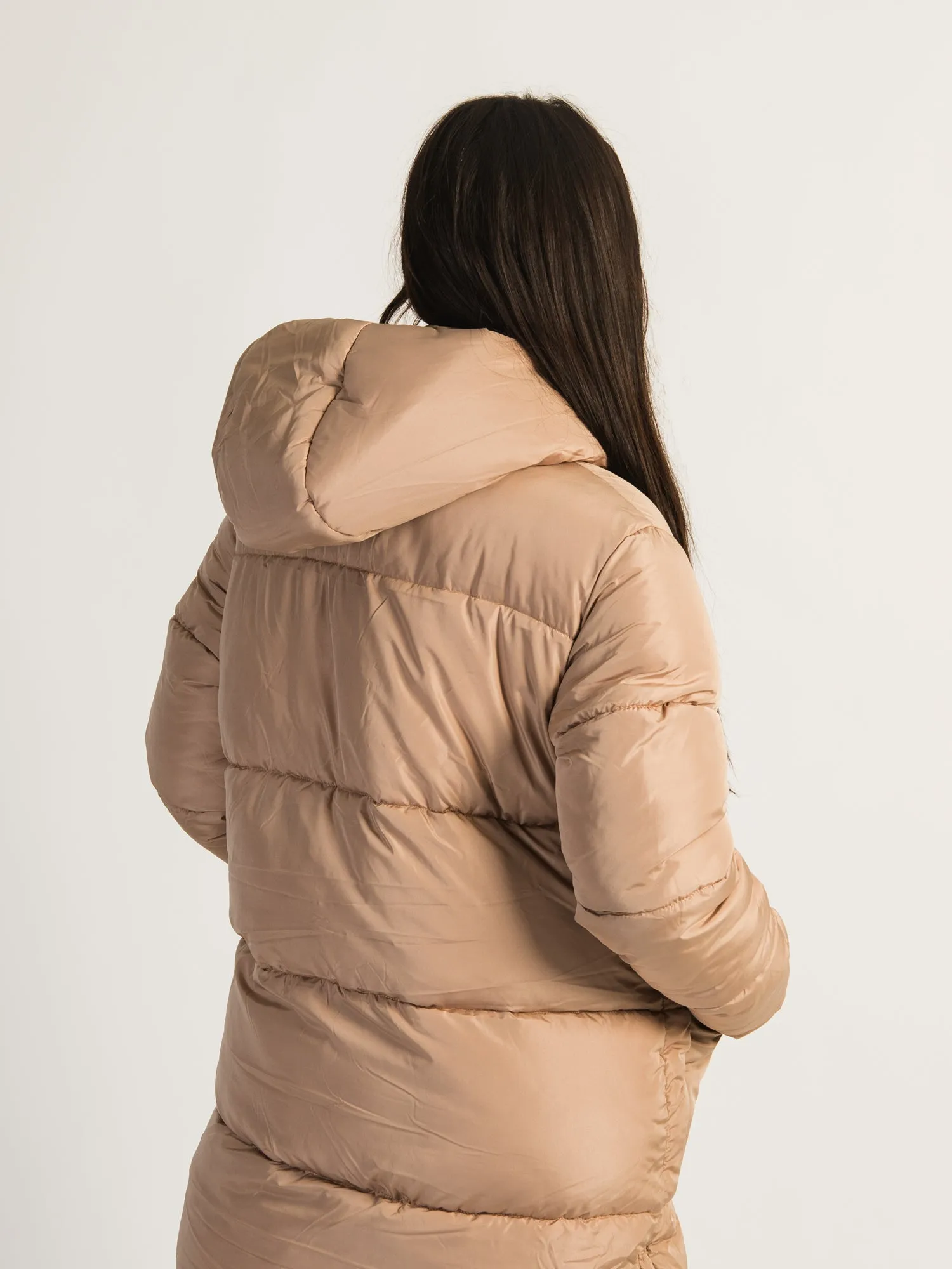 AZALEA WANG STASSI LONG HOODIE PUFF JACKET