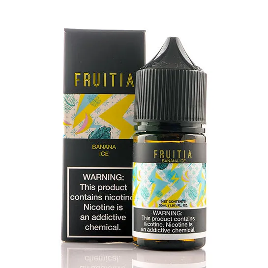 Banana Ice Salt - Fruitia E-Juice