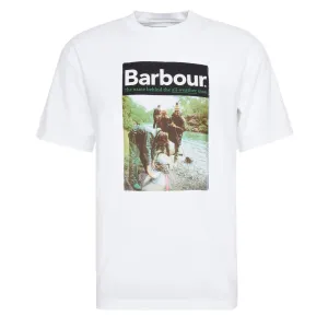 Barbour All-Weather Graphic Fit T-Shirt White