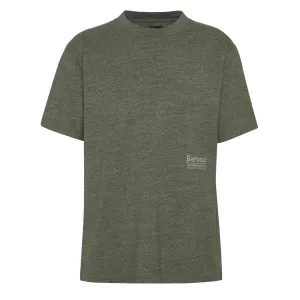 Barbour Calton Linen Blend Fit T-Shirt Burnt Olive
