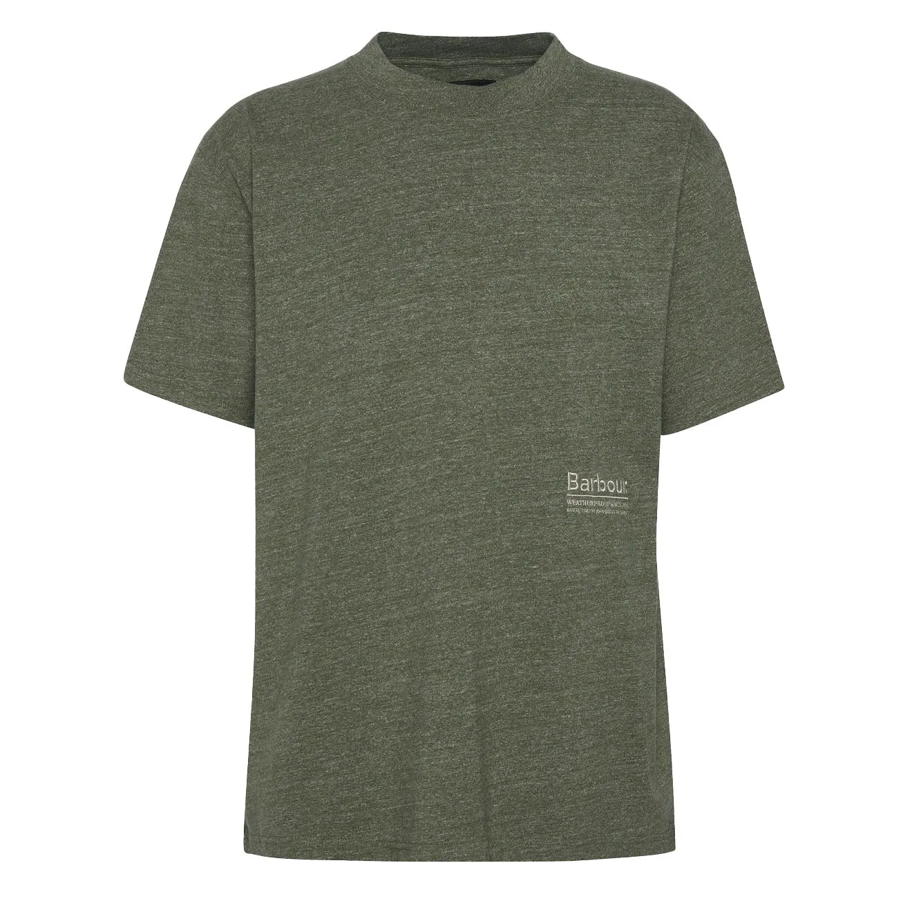 Barbour Calton Linen Blend Fit T-Shirt Burnt Olive