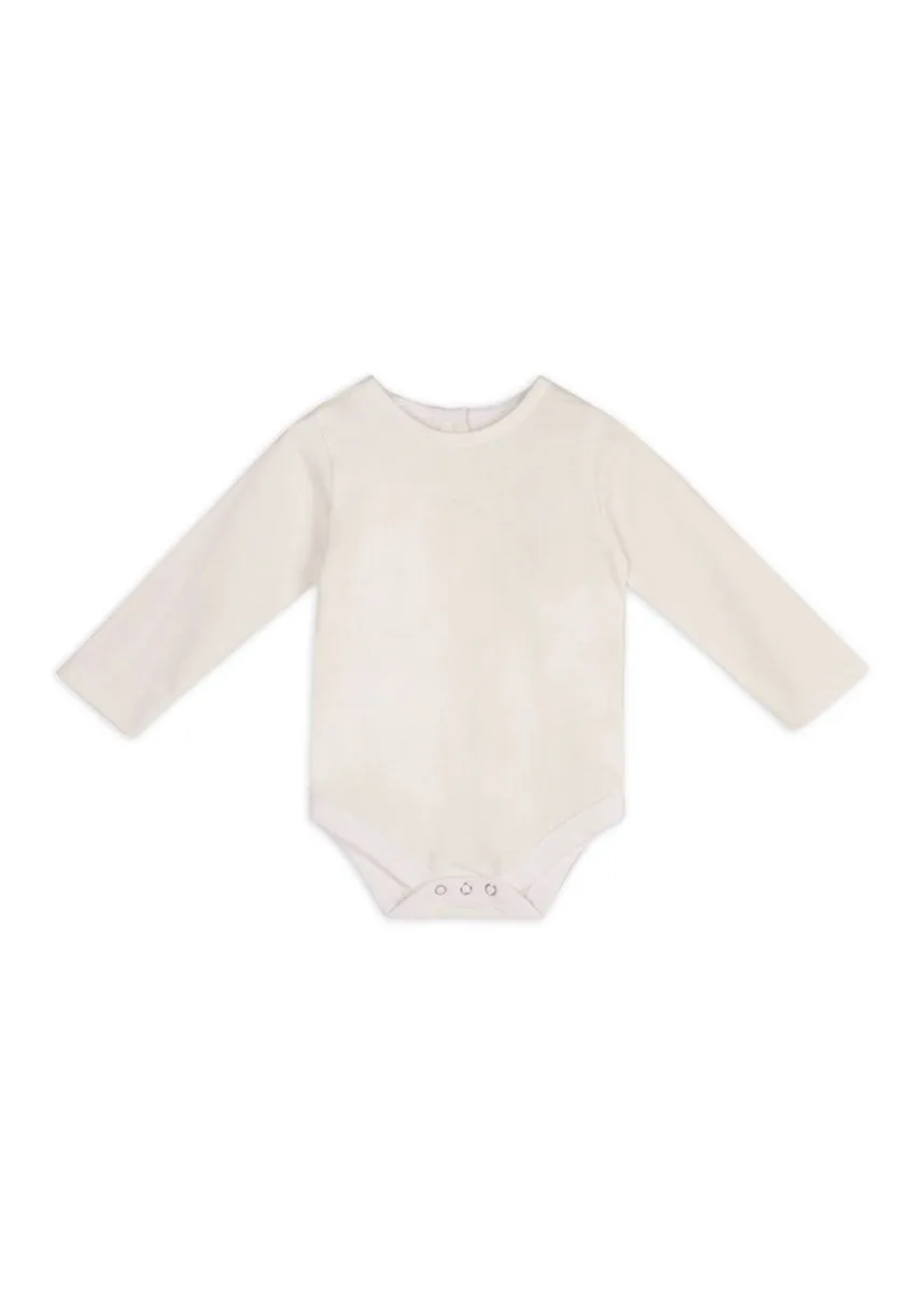 Bear Sweater Knit Overall Bodysuit Set - Chai Spice