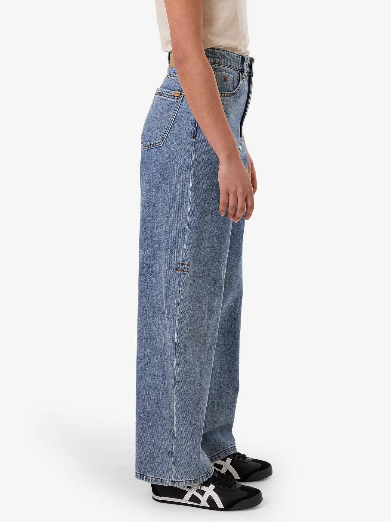 Billie High Rise Baggy Jean - Vintage Stone Blue