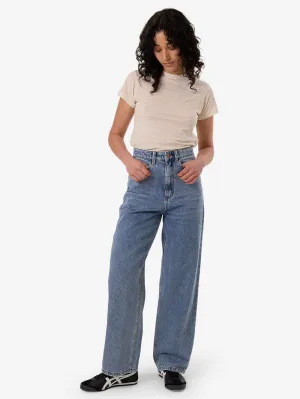 Billie High Rise Baggy Jean - Vintage Stone Blue