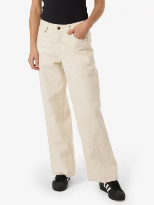 Billie Low Panelled Jean - Heritage White