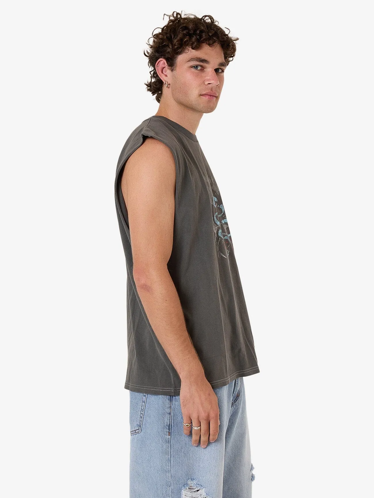 Bitter End Merch Fit Muscle Tee - Merch Black