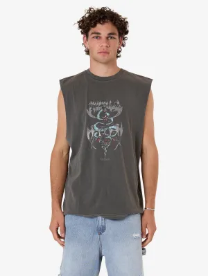 Bitter End Merch Fit Muscle Tee - Merch Black