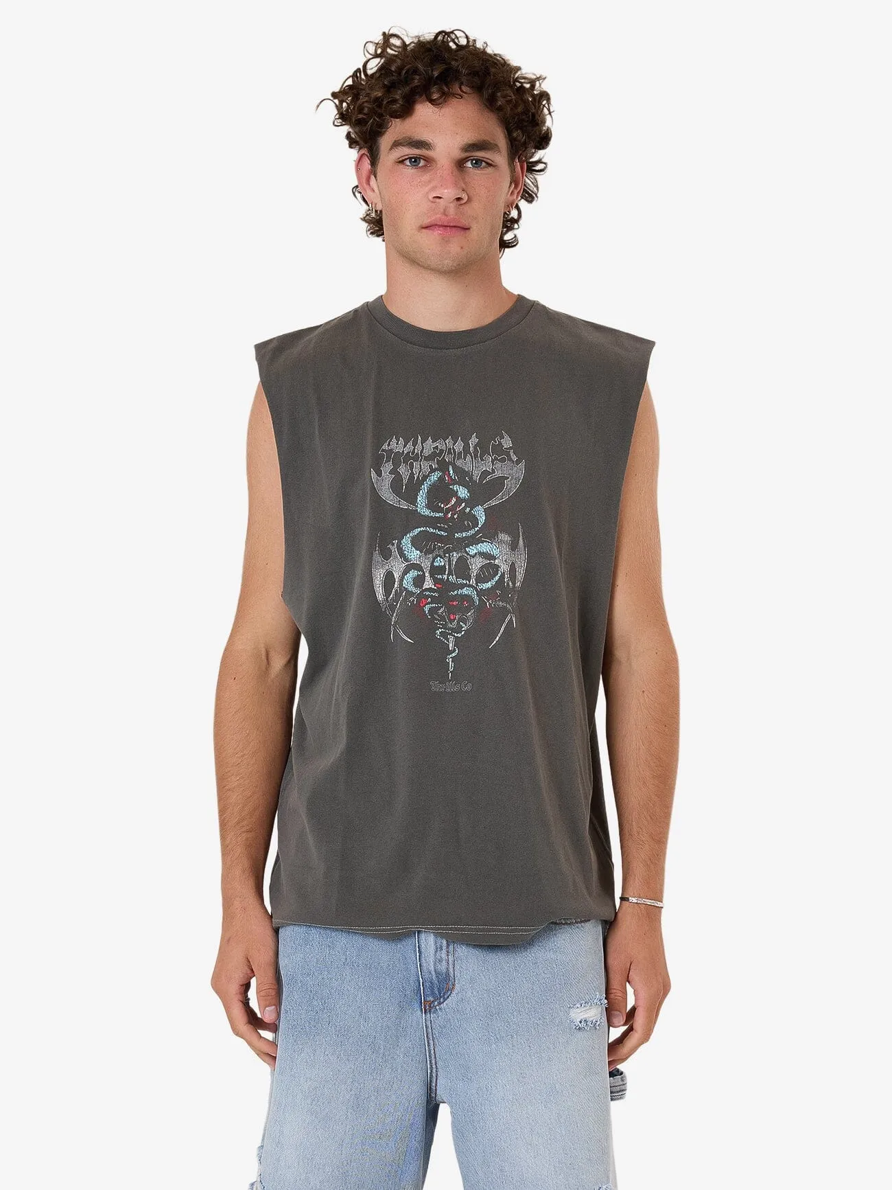 Bitter End Merch Fit Muscle Tee - Merch Black