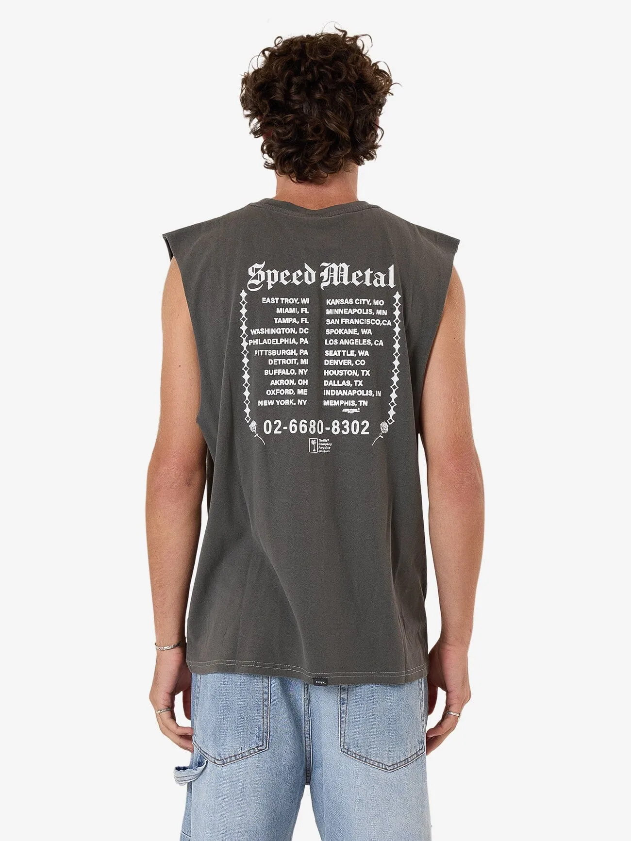 Bitter End Merch Fit Muscle Tee - Merch Black