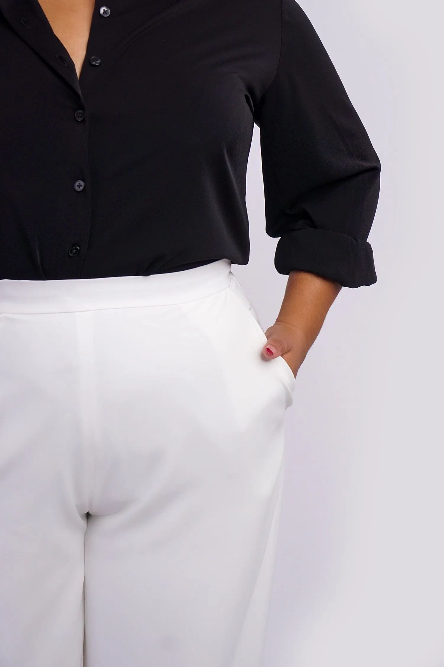 Black Button Up Jennifer Dress Shirt