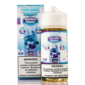 Blue Razz Slushy Freeze - Pod Juice E-Liquid (100 ml)