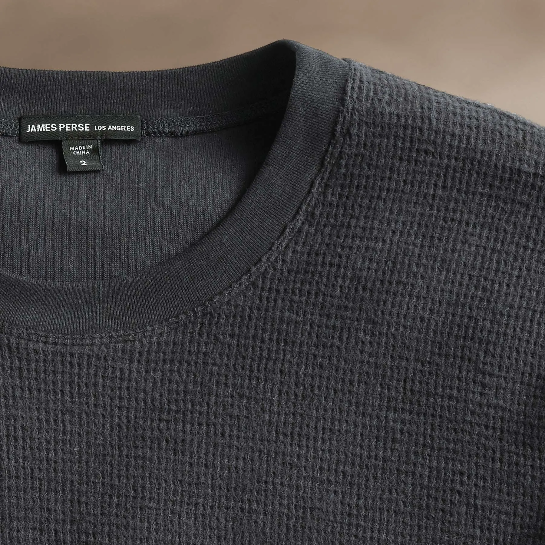 Brushed Thermal Crew Neck - Magma