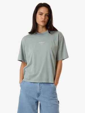Cache Square Tee - Stormy Sea