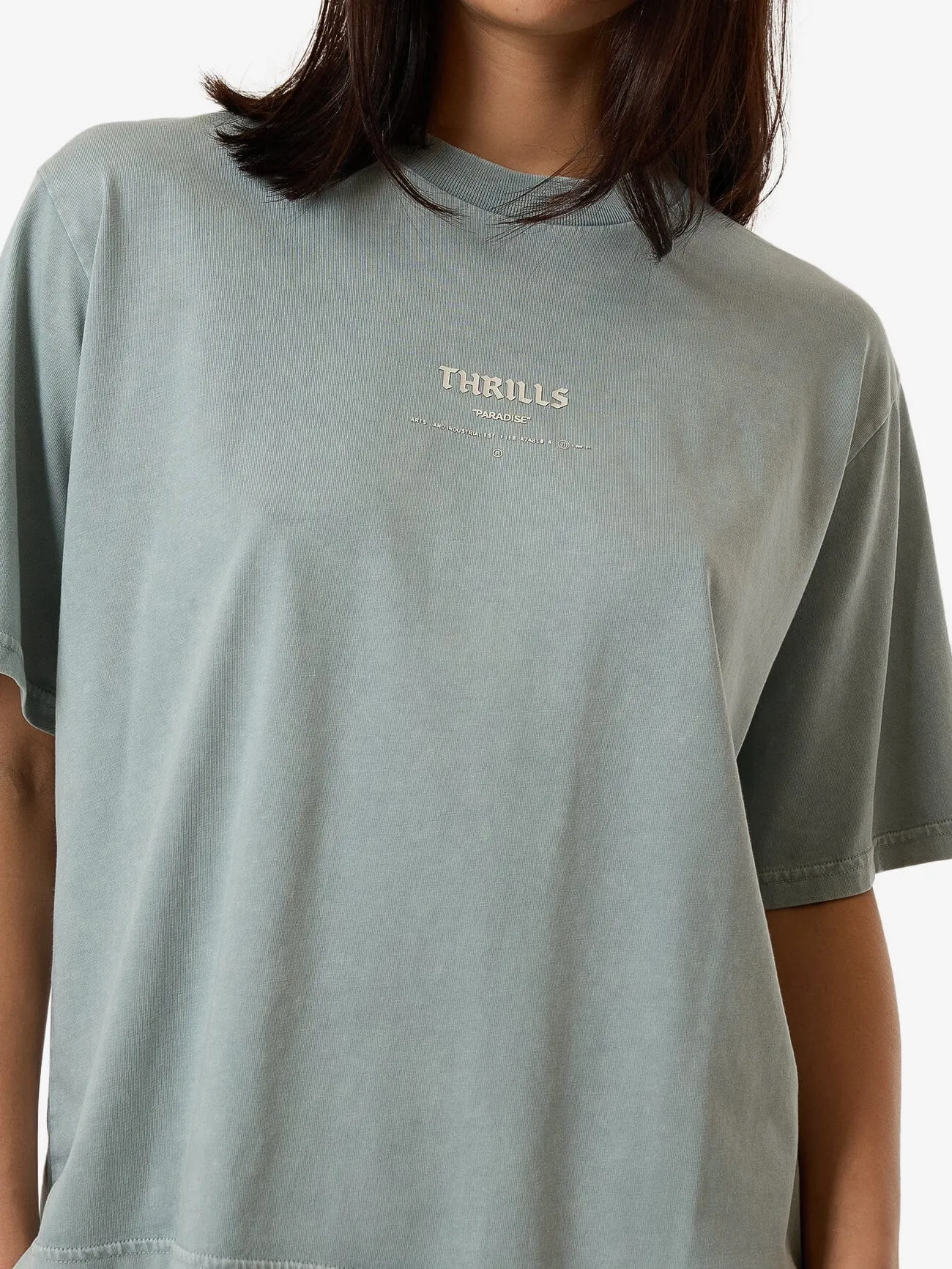 Cache Square Tee - Stormy Sea