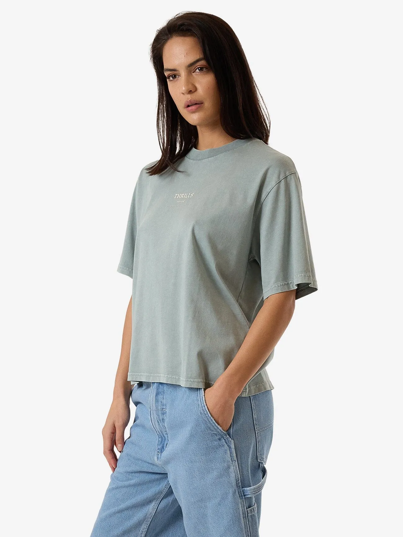 Cache Square Tee - Stormy Sea