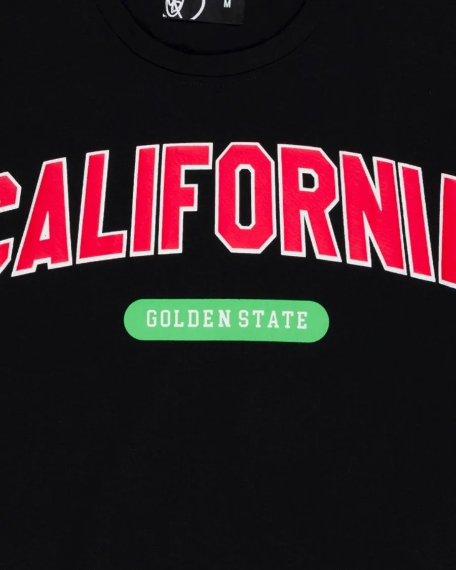 California Golden Gate Classic Black Tee