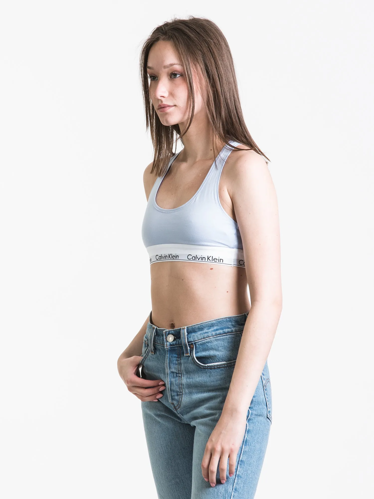 CALVIN KLEIN MODERN COTTON UNLINED BRALETTE - CLEARANCE