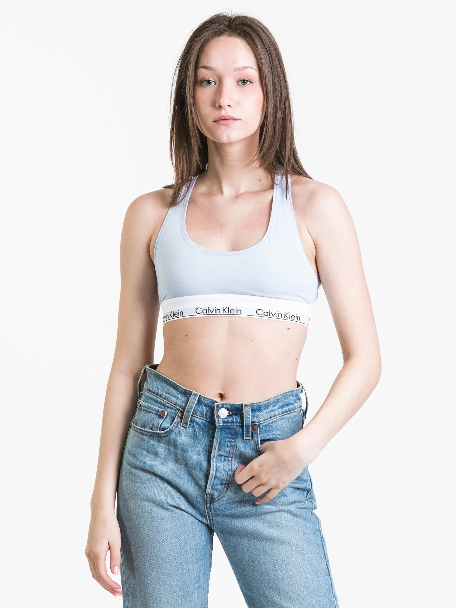 CALVIN KLEIN MODERN COTTON UNLINED BRALETTE - CLEARANCE