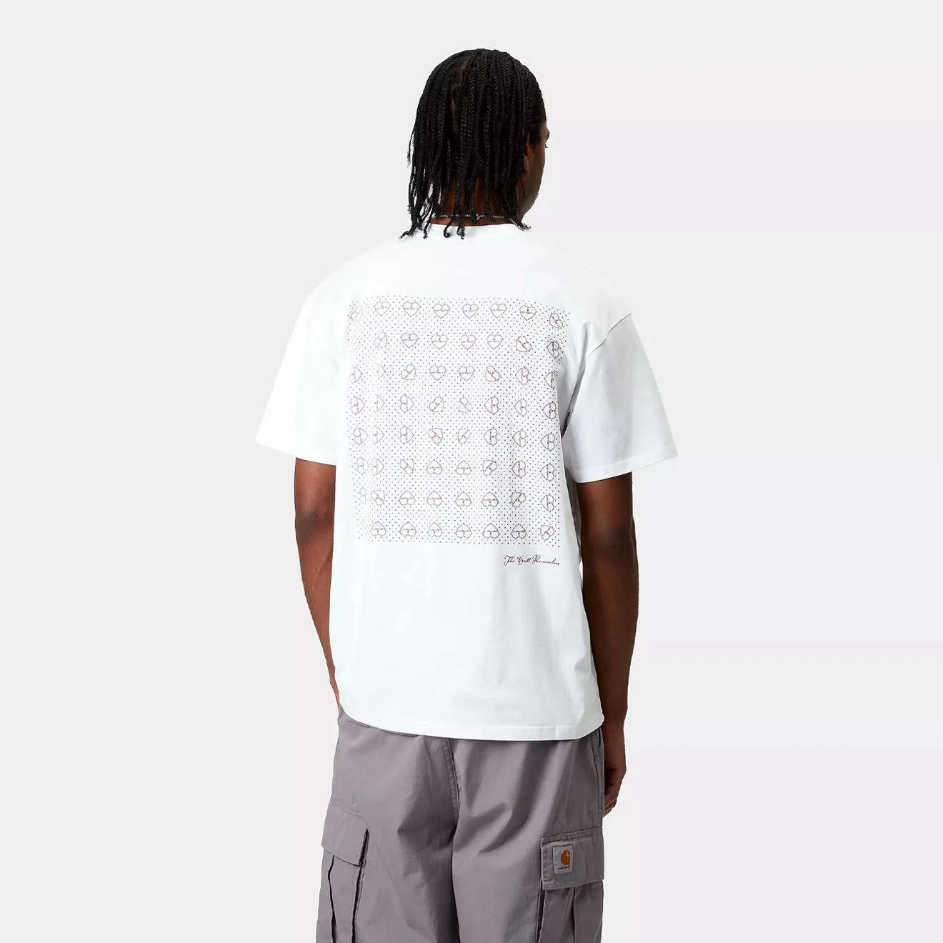 Carhartt WIP S/S Furoshiki T-Shirt White / Red