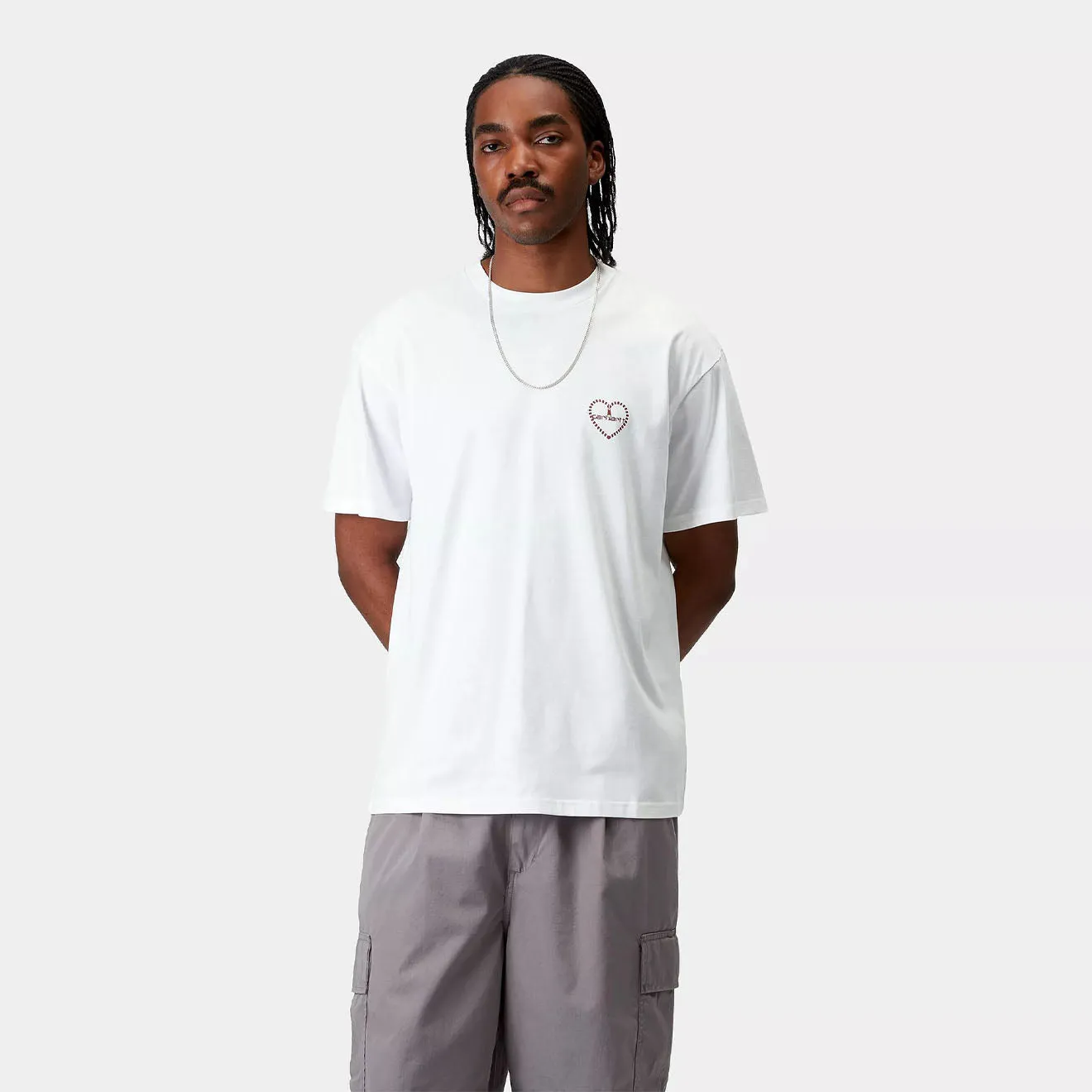 Carhartt WIP S/S Furoshiki T-Shirt White / Red
