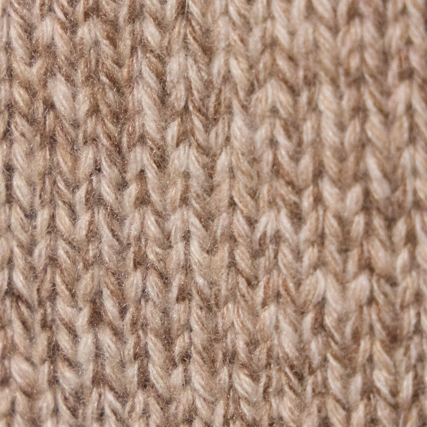 Cashmere Marled Zip Up - Stone Marl