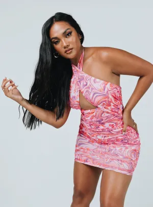 Christoph Mini Dress Pink