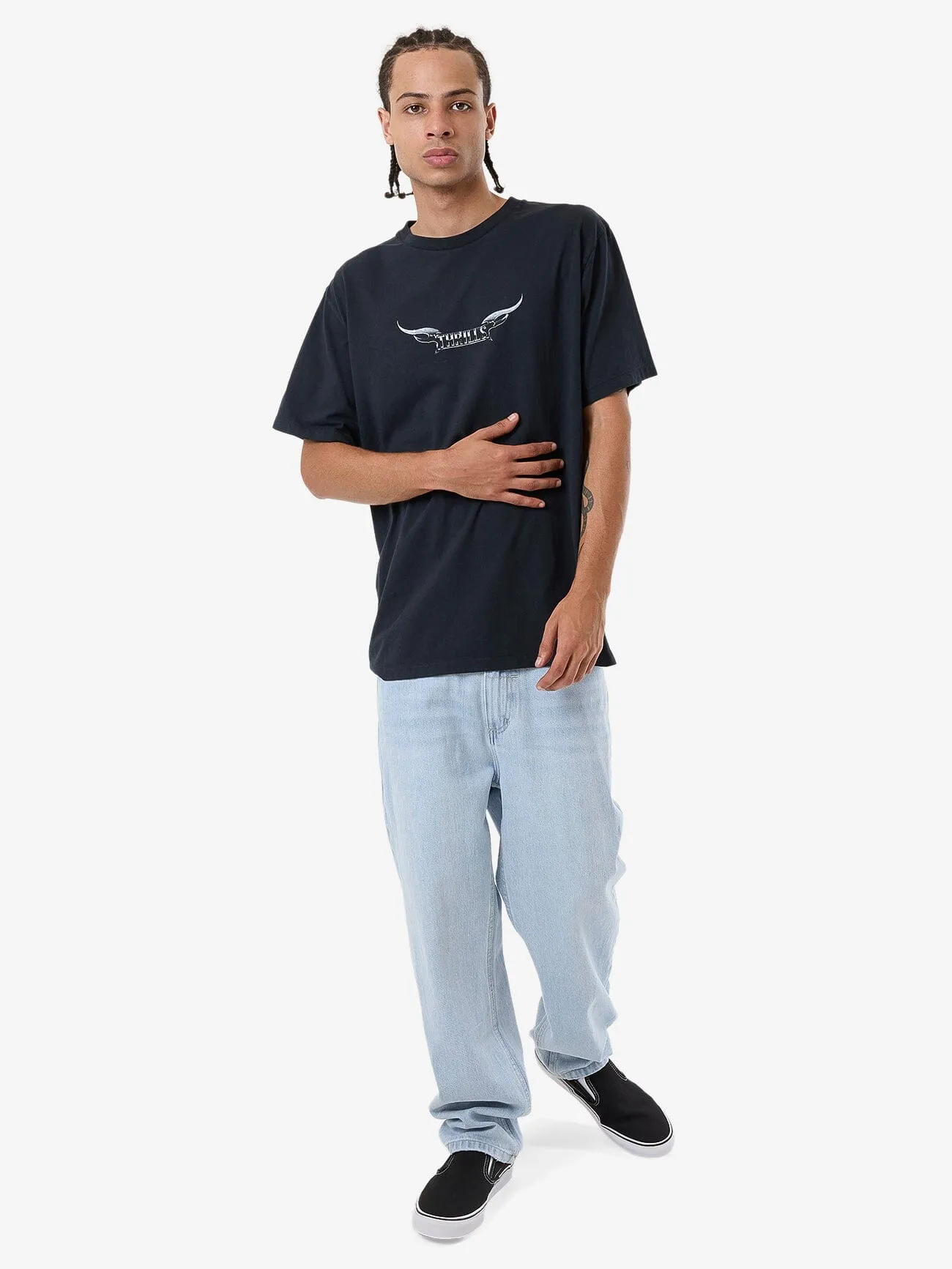 Chrome Desire Merch Fit Tee - Twilight Black