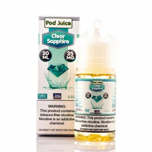 Clear Sapphire Salt - Pod Juice E-Liquid