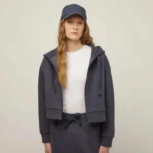 Cloud Fleece Crop Zip Hoodie