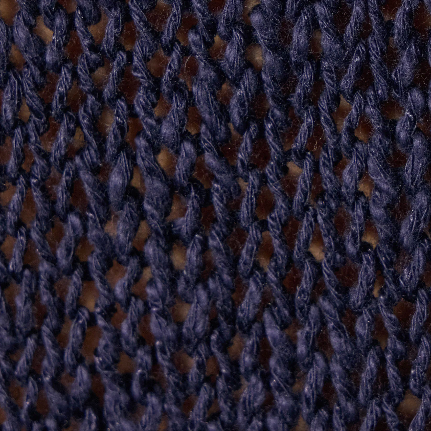 Cotton Linen Knit Tunic - Faded Navy