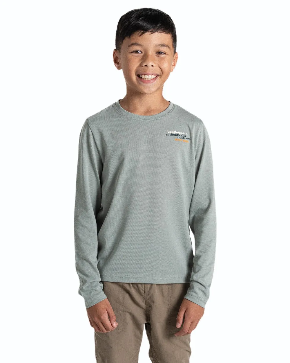 Craghoppers Childrens Nosilife Cruz Long Sleeved T-Shirt
