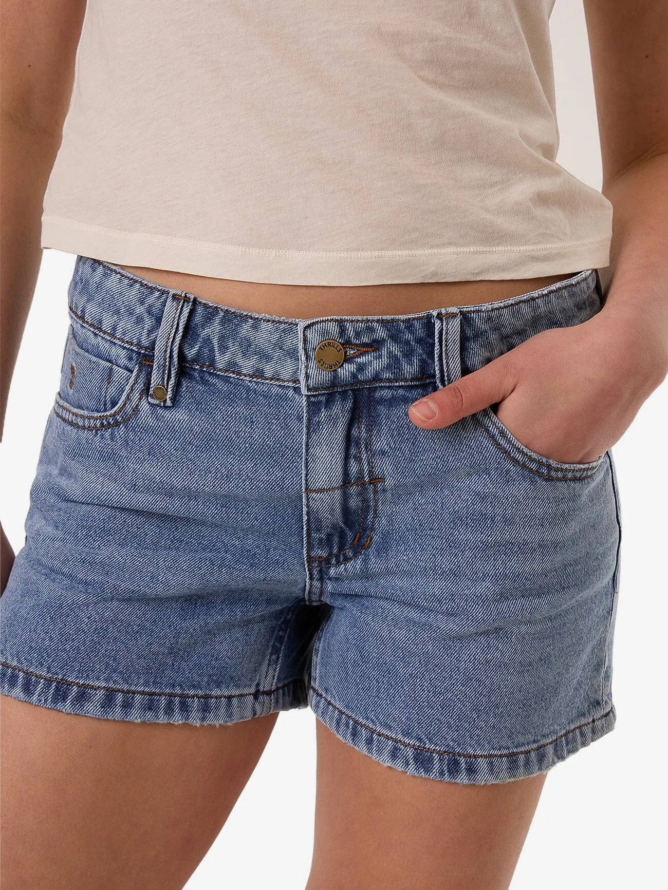 Daria Short - Vintage Stone Blue