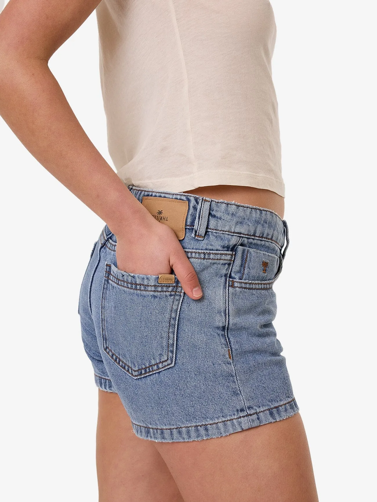 Daria Short - Vintage Stone Blue
