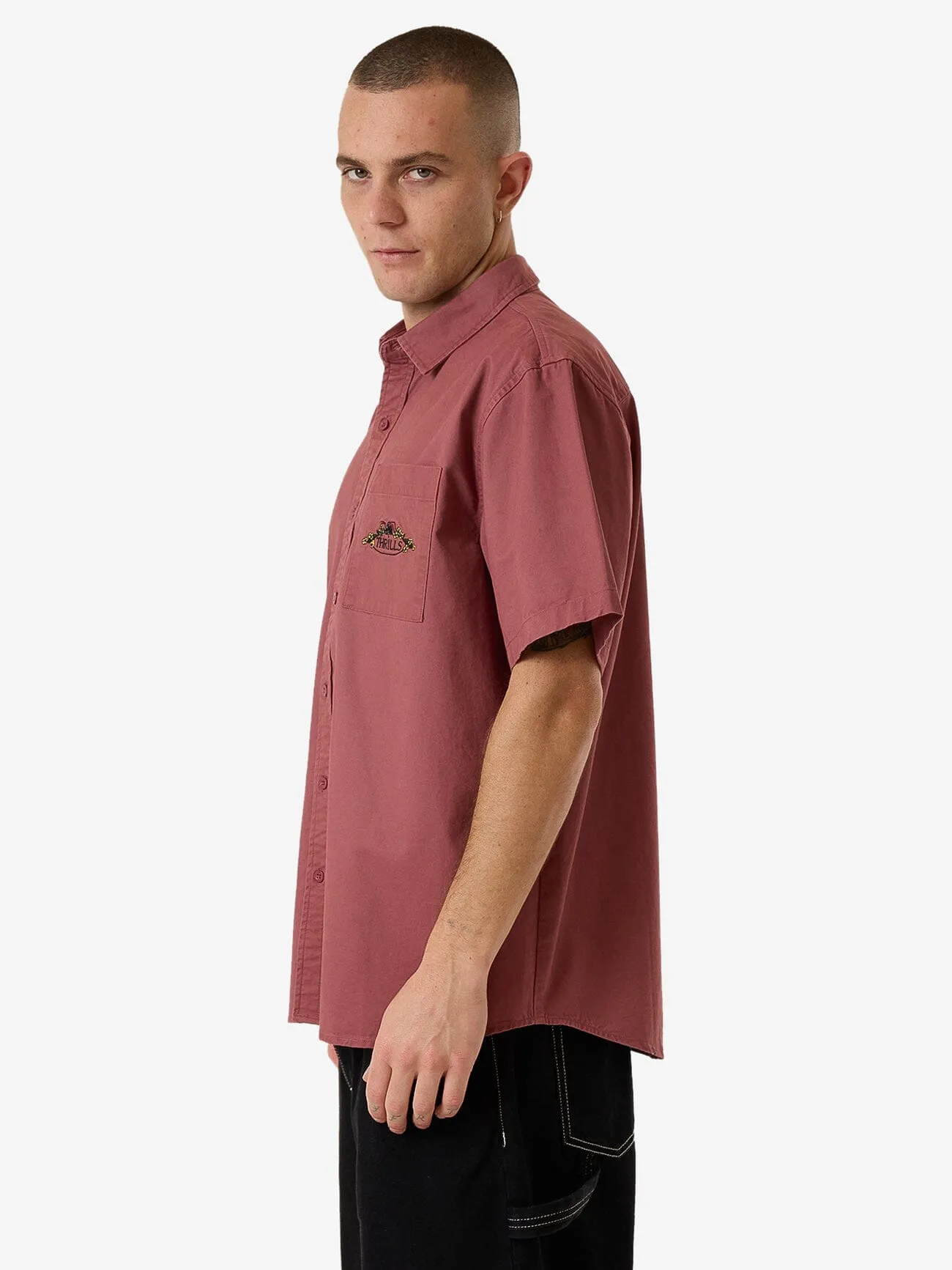 Deadly Garden Short Sleeve Shirt - Hawthorn Rose