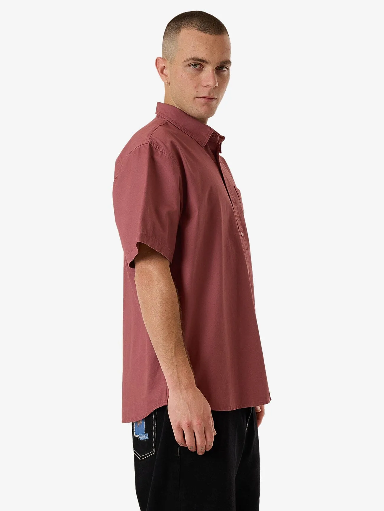 Deadly Garden Short Sleeve Shirt - Hawthorn Rose