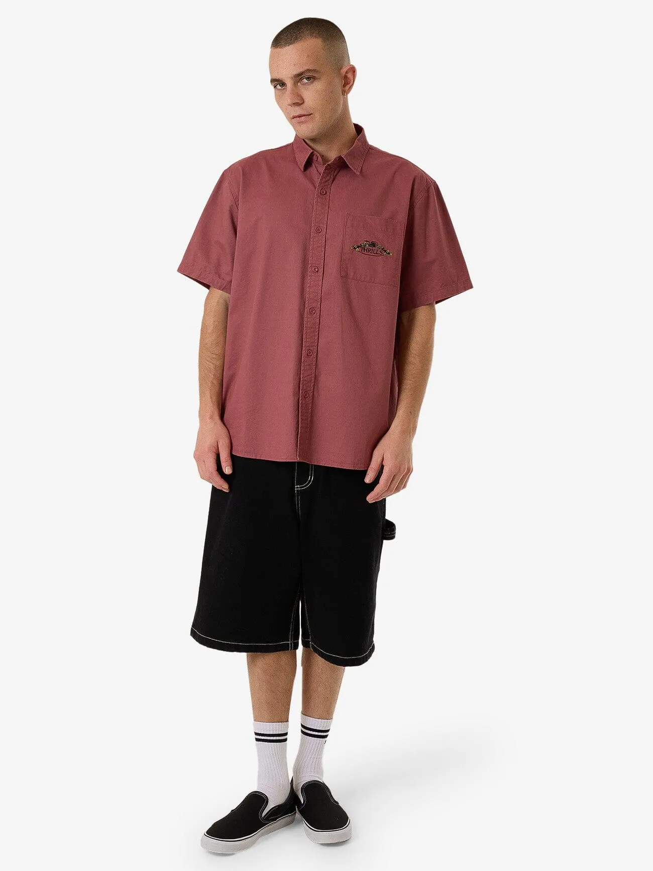Deadly Garden Short Sleeve Shirt - Hawthorn Rose
