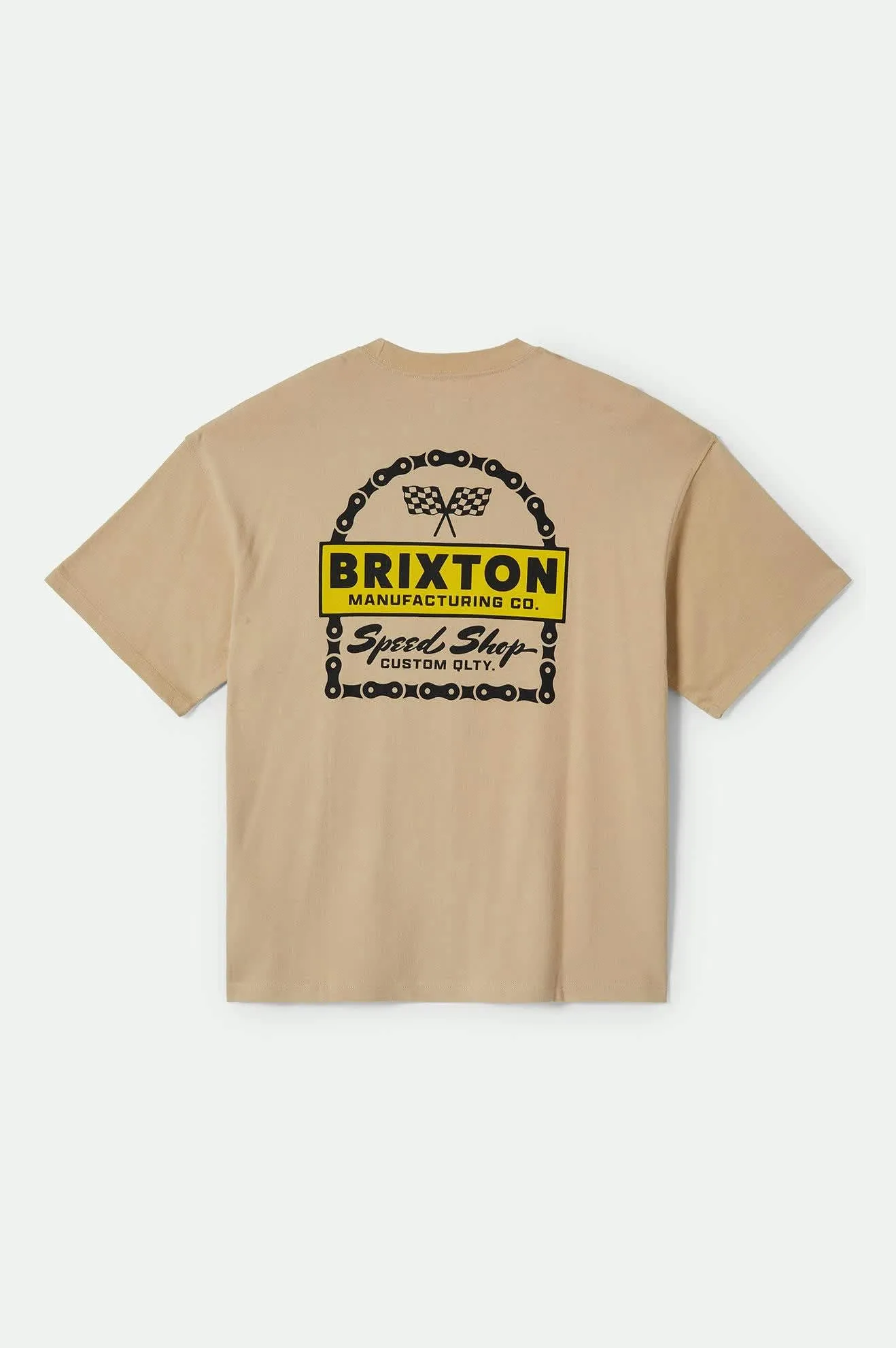 Drayton Heavyweight Relaxed T-Shirt - Cream Classic Wash