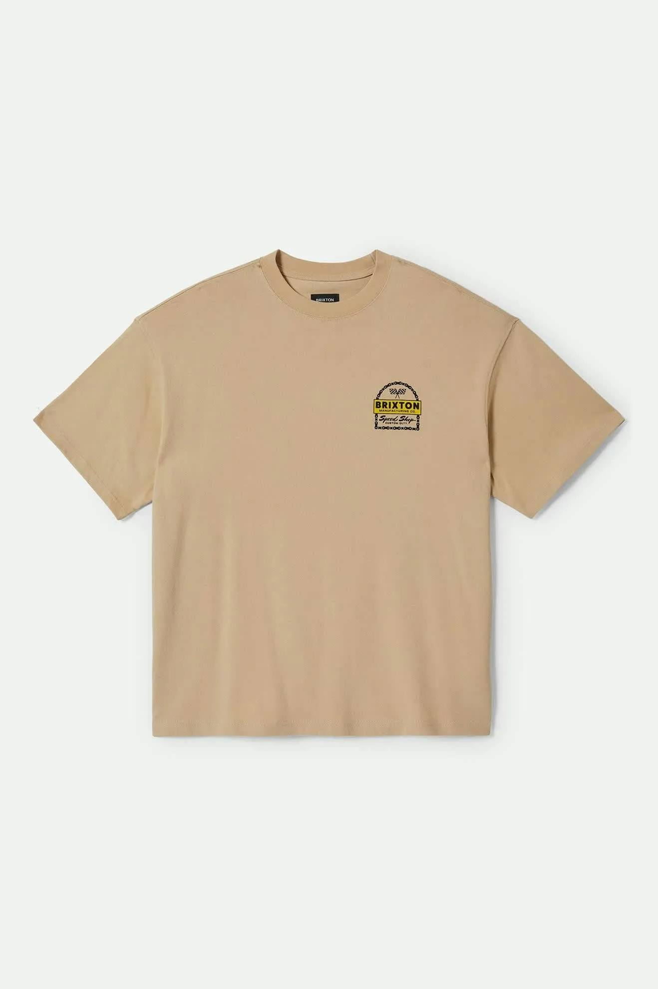 Drayton Heavyweight Relaxed T-Shirt - Cream Classic Wash