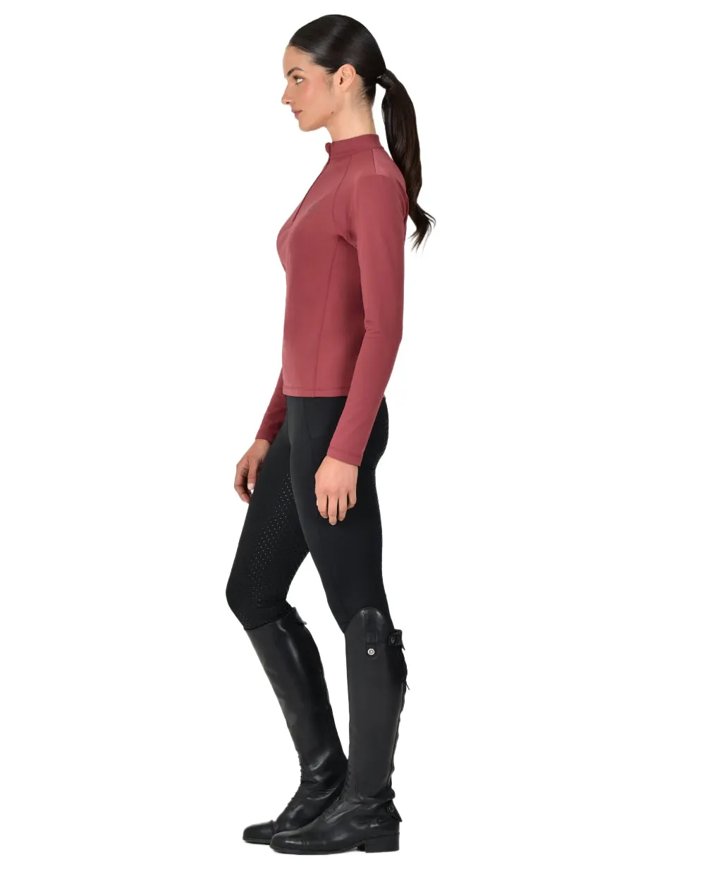 Dublin Womens Brushed Long Sleeve Riding Top