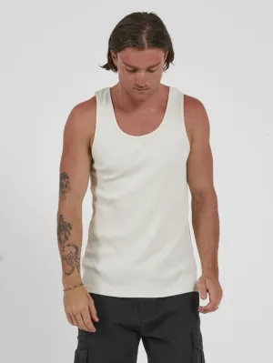 Endless Rib Tank - Heritage White