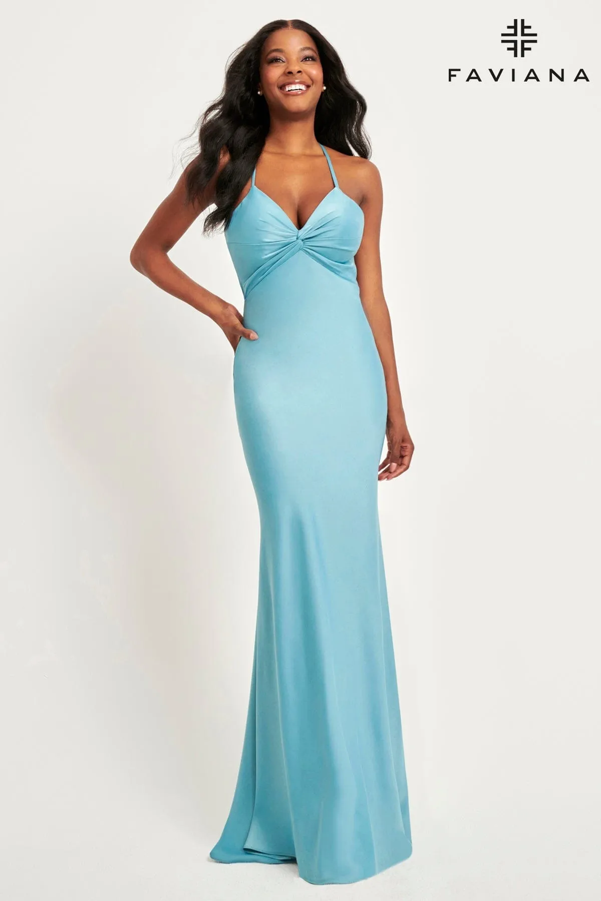 Faviana 11066 Fitted Long Formal Prom Dress
