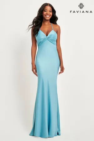 Faviana 11066 Fitted Long Formal Prom Dress