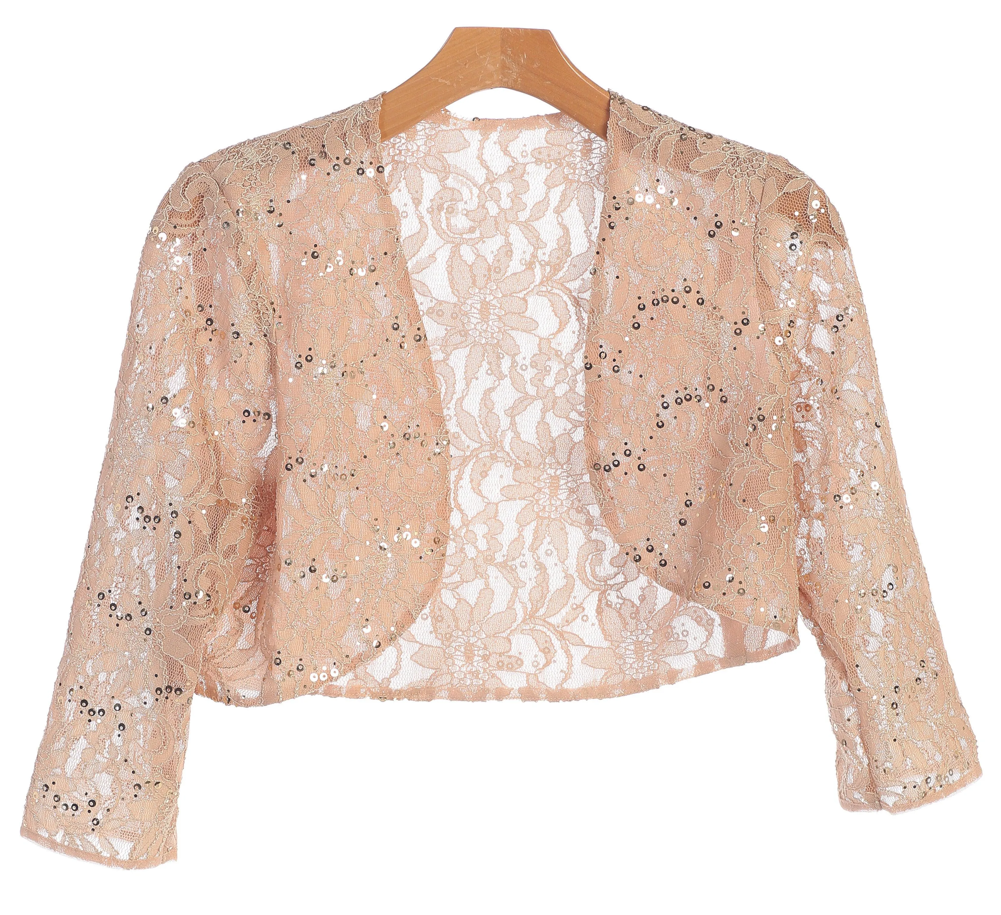 Formal Bolero Long Sleeve Lace Jacket