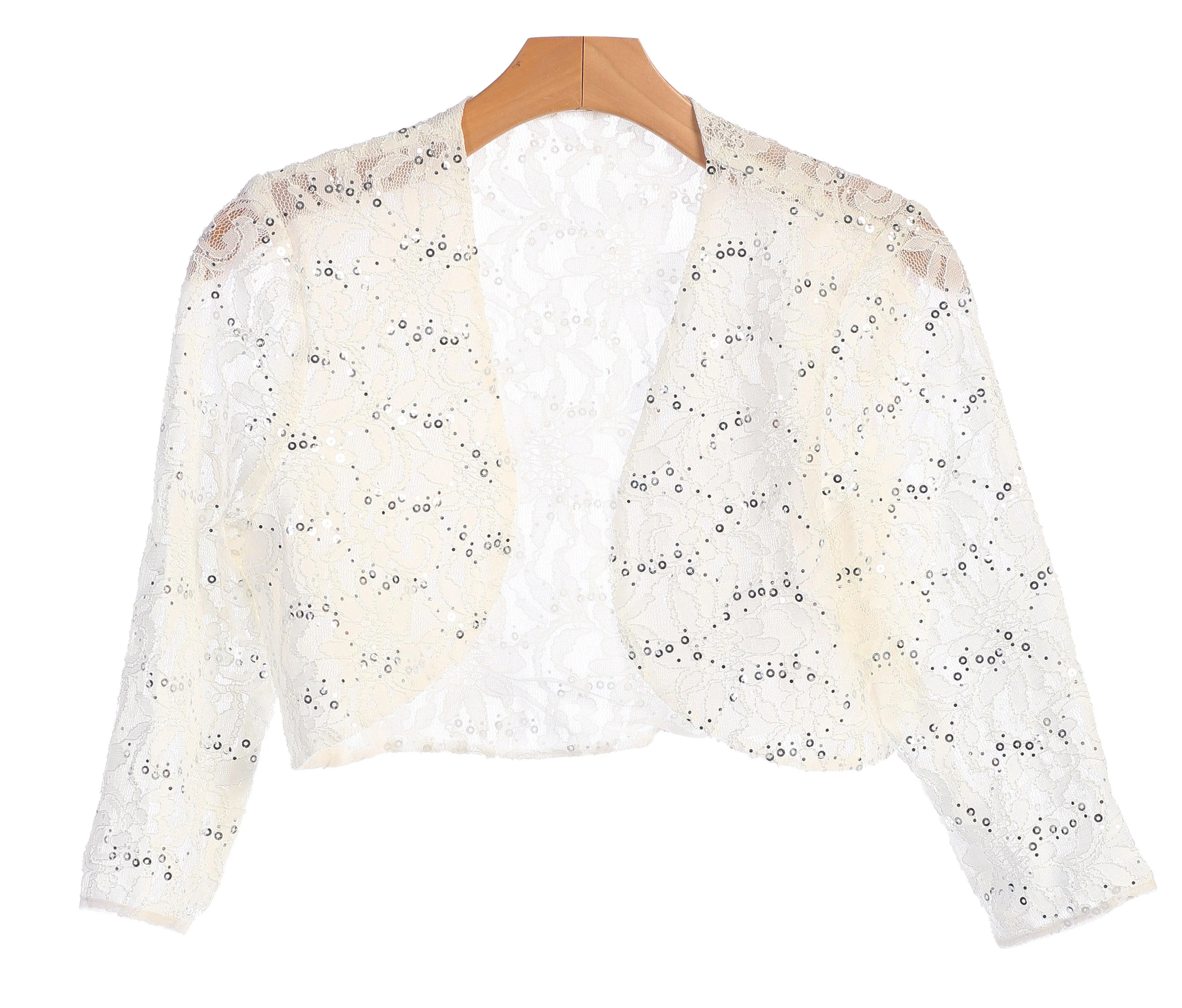 Formal Bolero Long Sleeve Lace Jacket