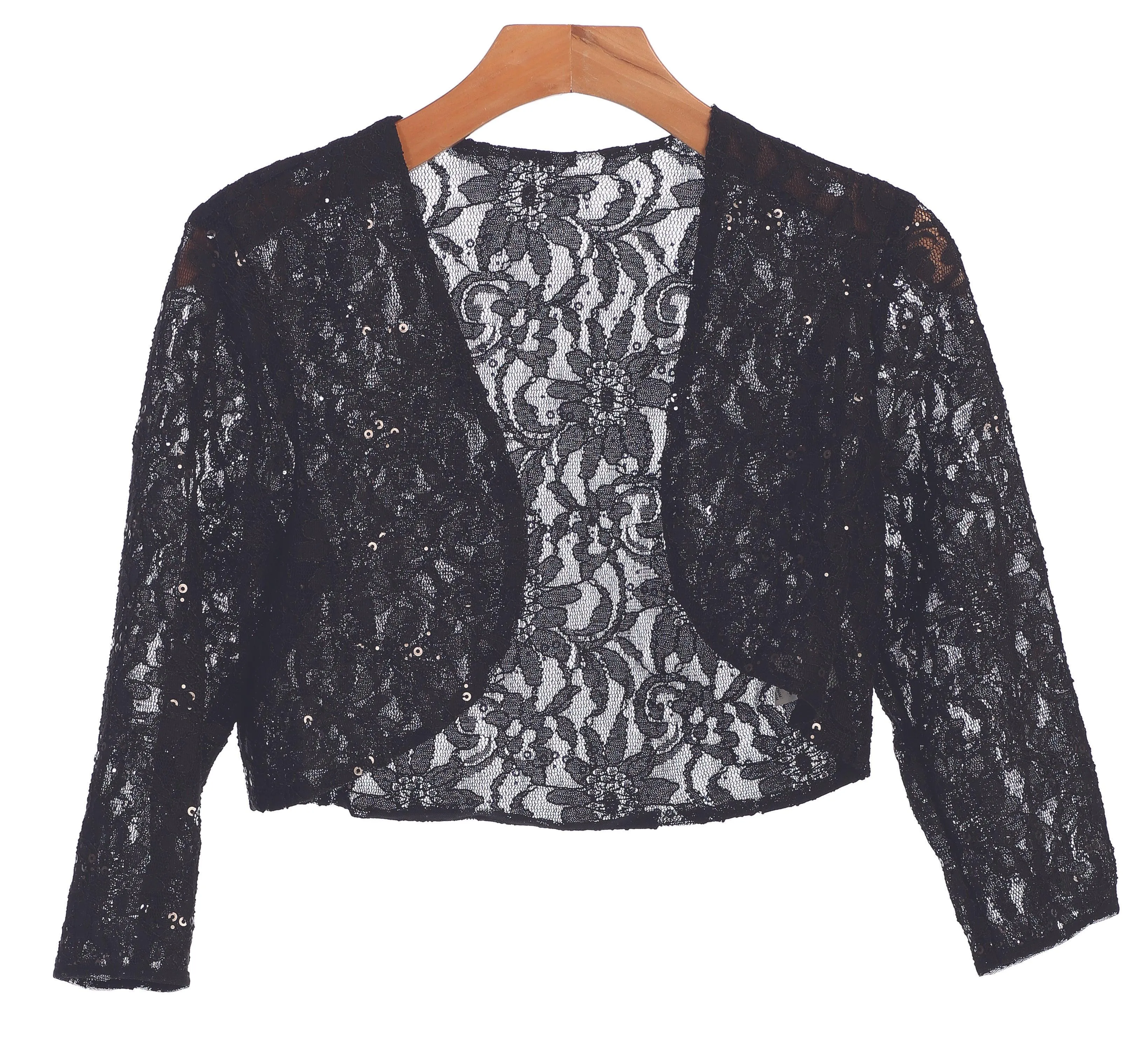 Formal Bolero Long Sleeve Lace Jacket