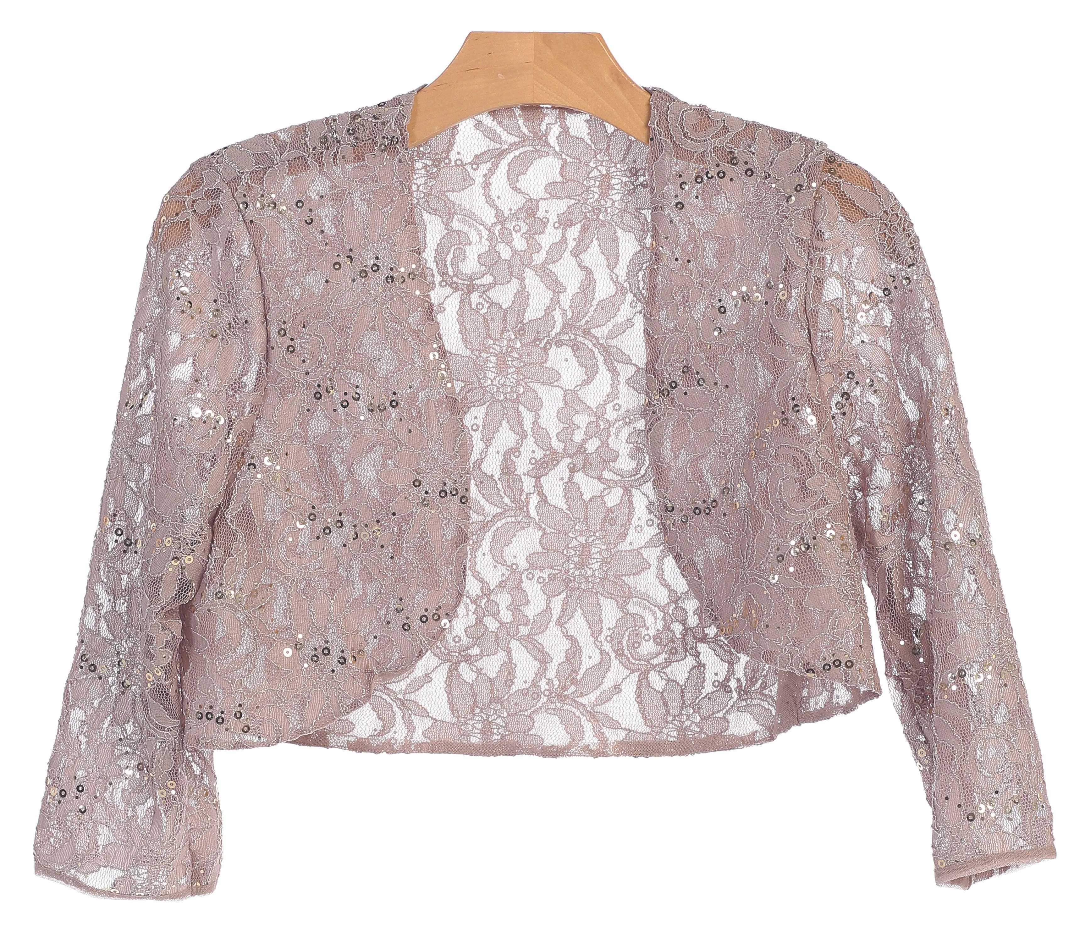 Formal Bolero Long Sleeve Lace Jacket