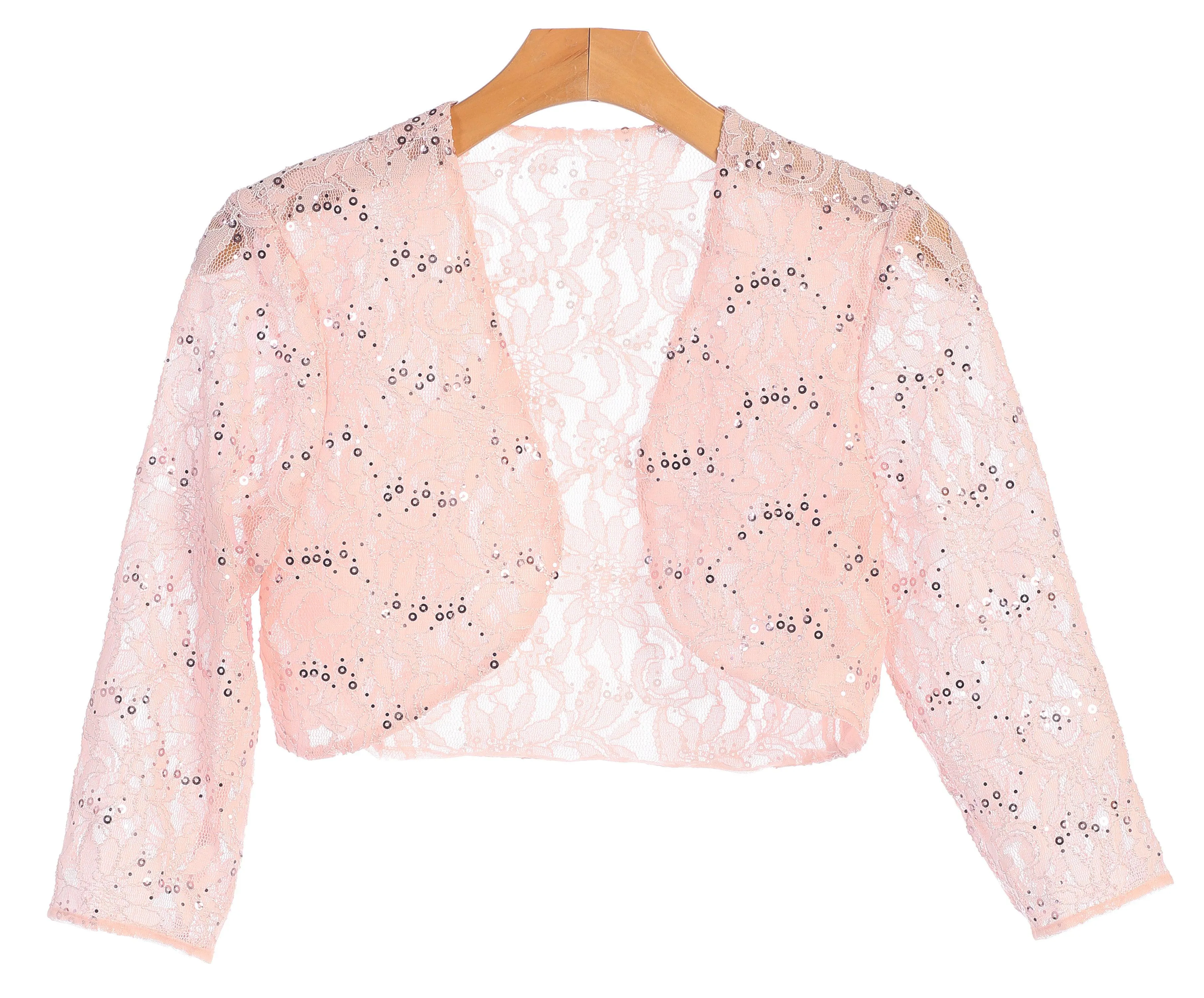 Formal Bolero Long Sleeve Lace Jacket