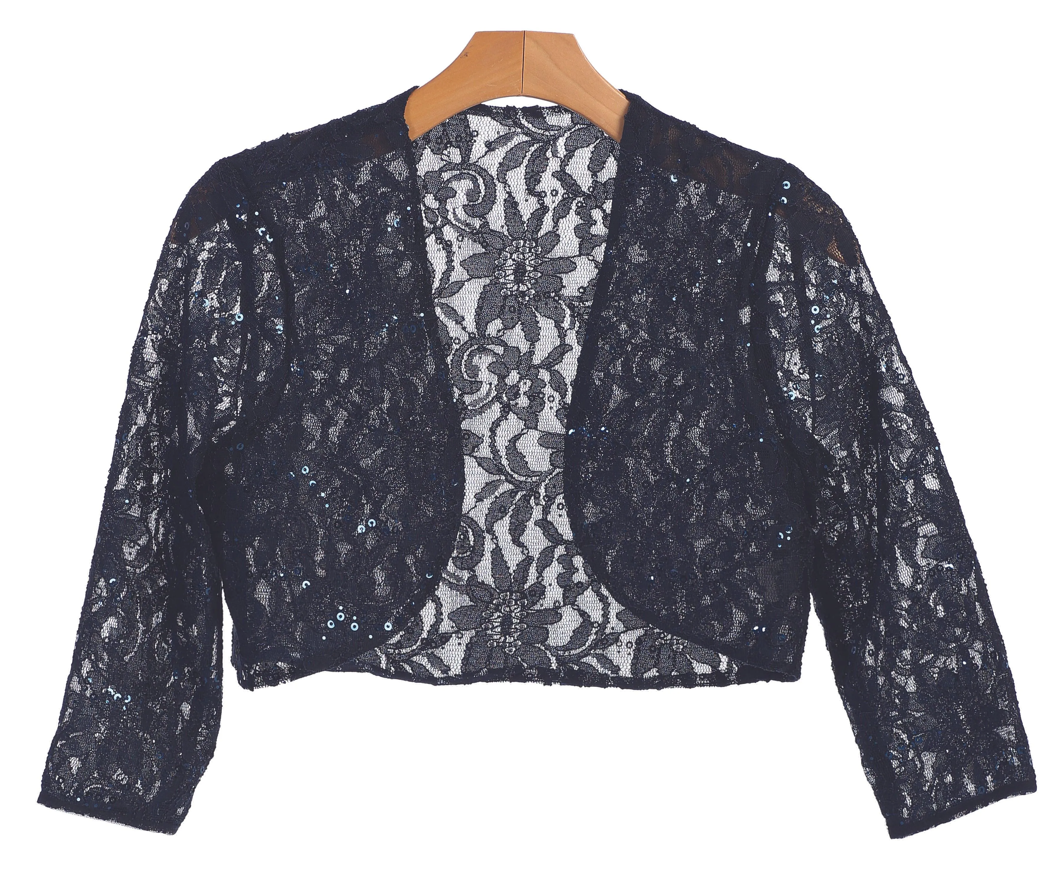 Formal Bolero Long Sleeve Lace Jacket