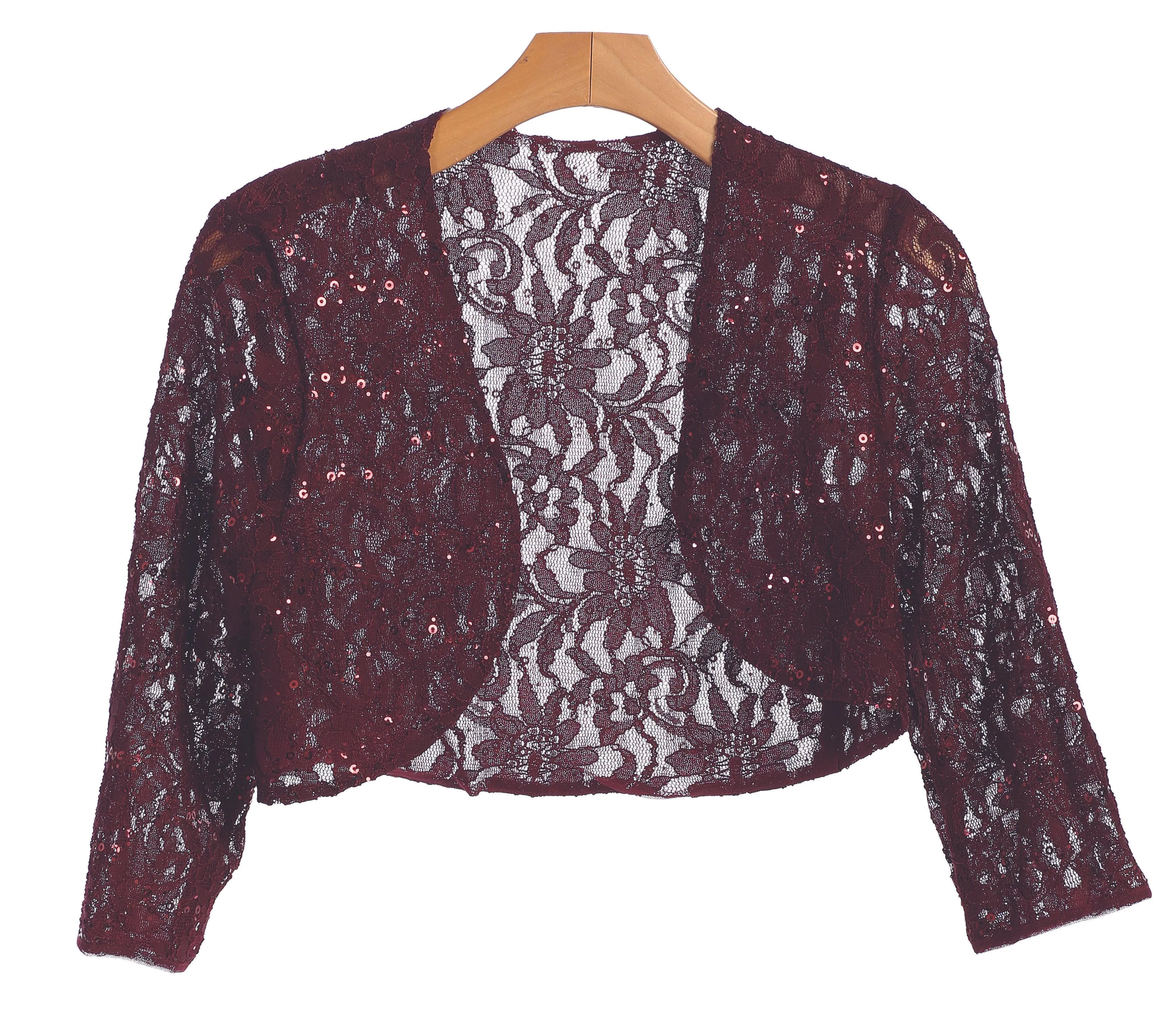 Formal Bolero Long Sleeve Lace Jacket